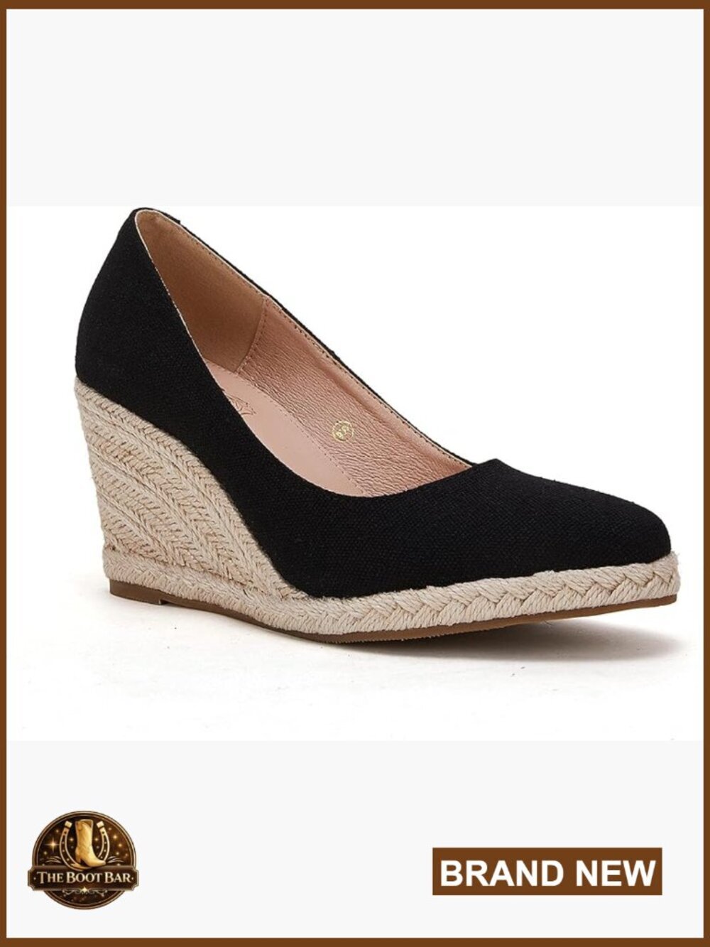 Espadrilles Wedge Sandals Slip On Pointed Toe Platform Pumps Cute Comfortable